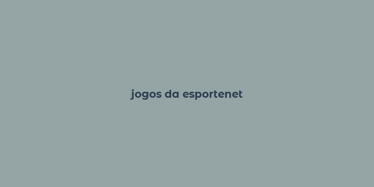 jogos da esportenet