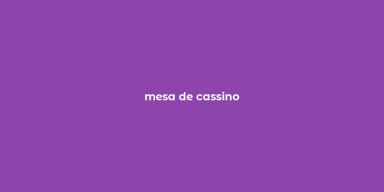 mesa de cassino