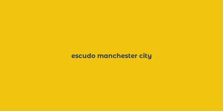 escudo manchester city