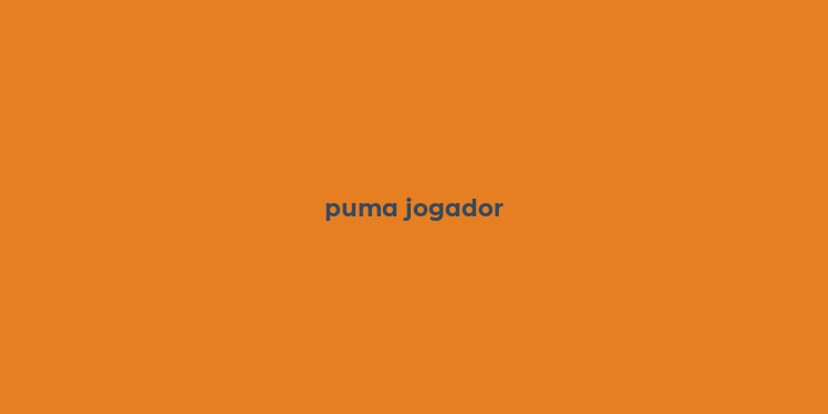 puma jogador