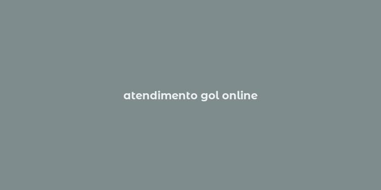 atendimento gol online