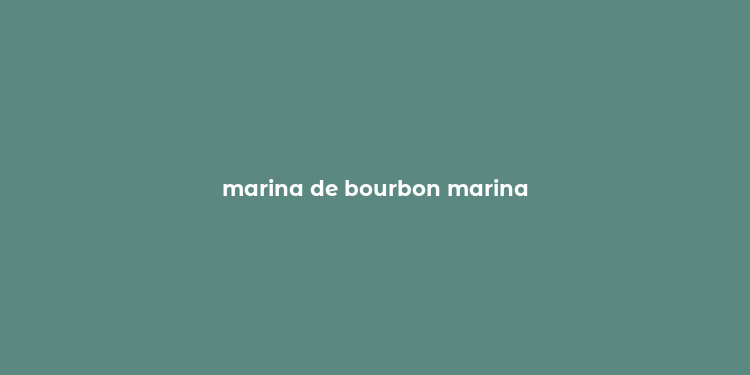 marina de bourbon marina