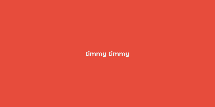 timmy timmy