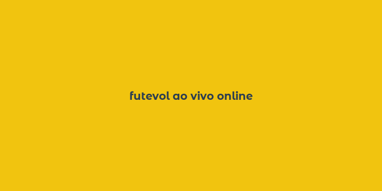 futevol ao vivo online