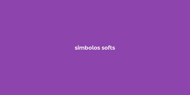 simbolos softs