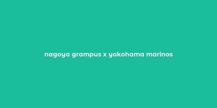 nagoya grampus x yokohama marinos