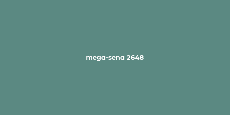 mega-sena 2648