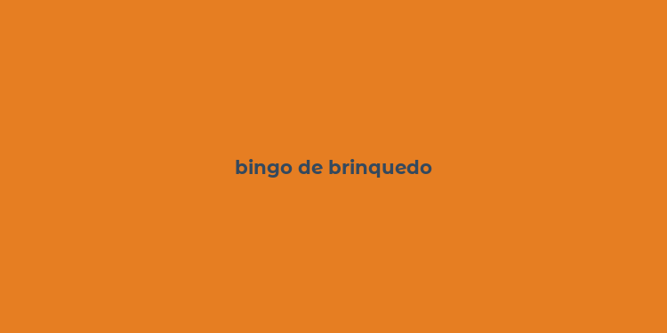 bingo de brinquedo