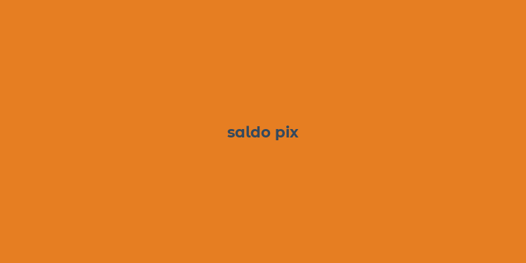 saldo pix