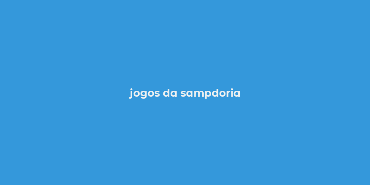 jogos da sampdoria