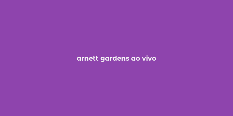 arnett gardens ao vivo