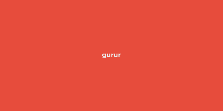 gurur