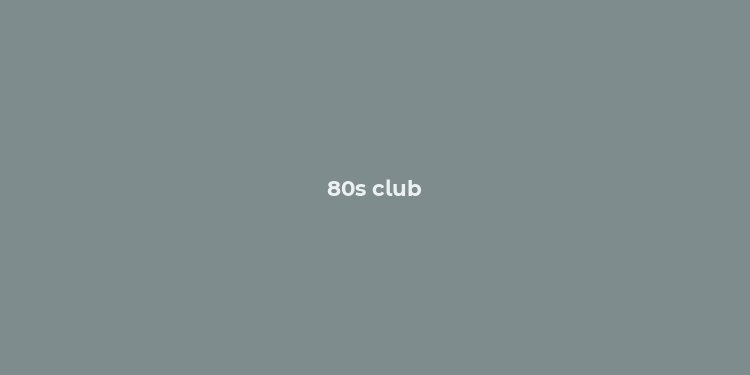 80s club