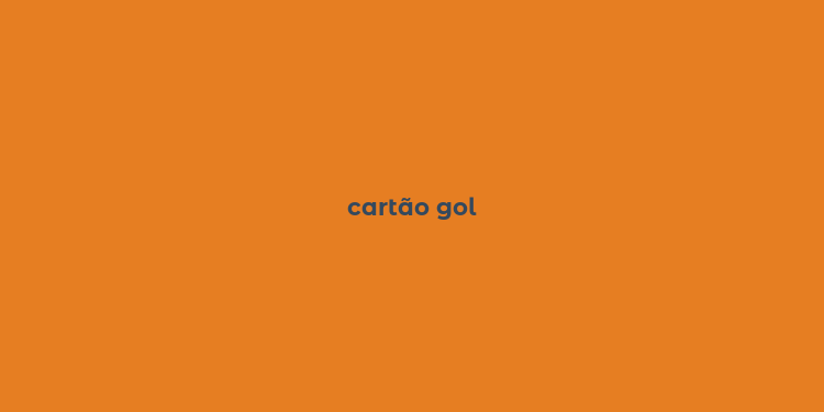 cartão gol